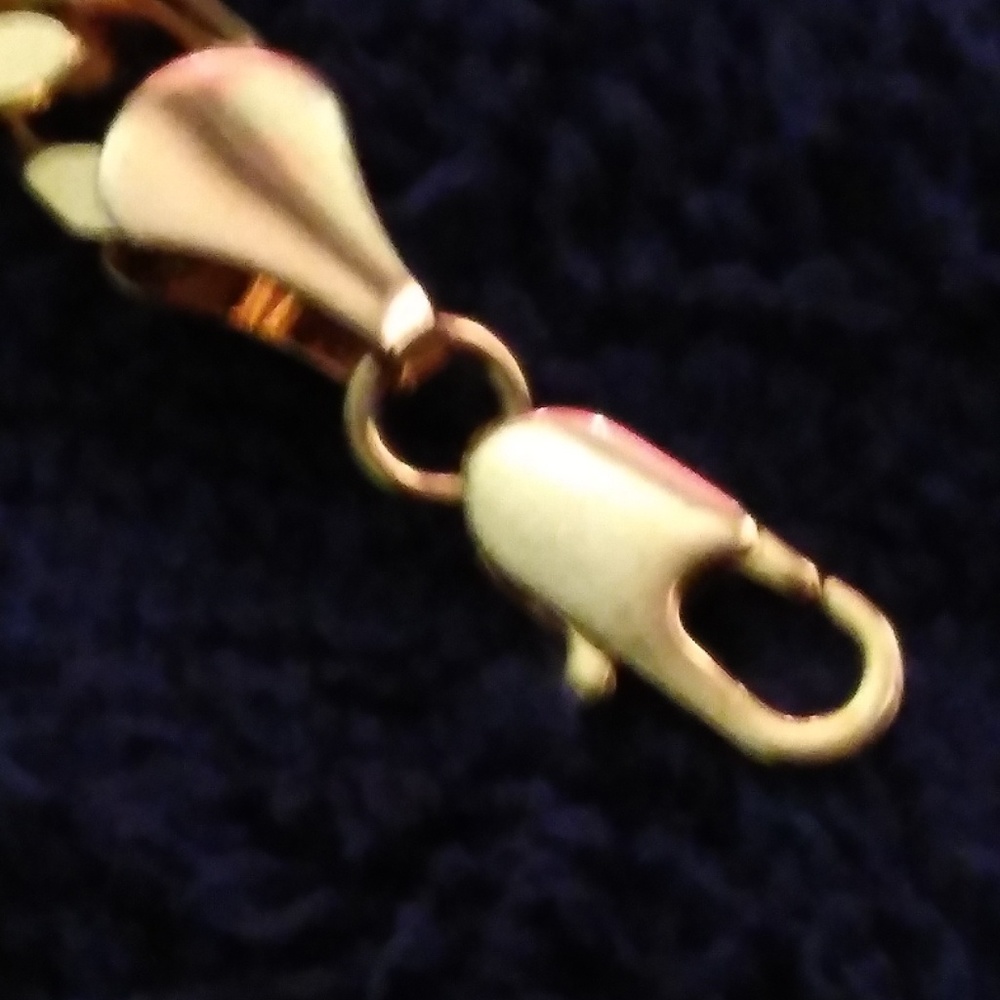 Simon Frank Cuban 14-karat yellow gold Overlaying